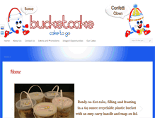 Tablet Screenshot of bucketcake.com